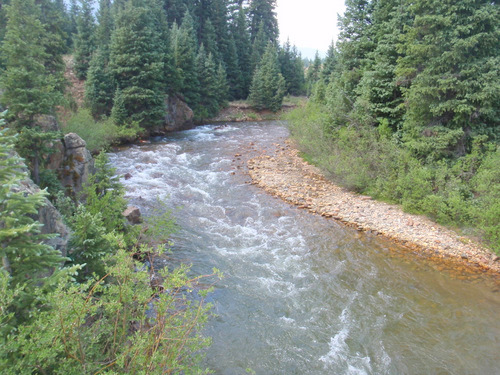 Alamosa Creek near Stunner, Colorado.